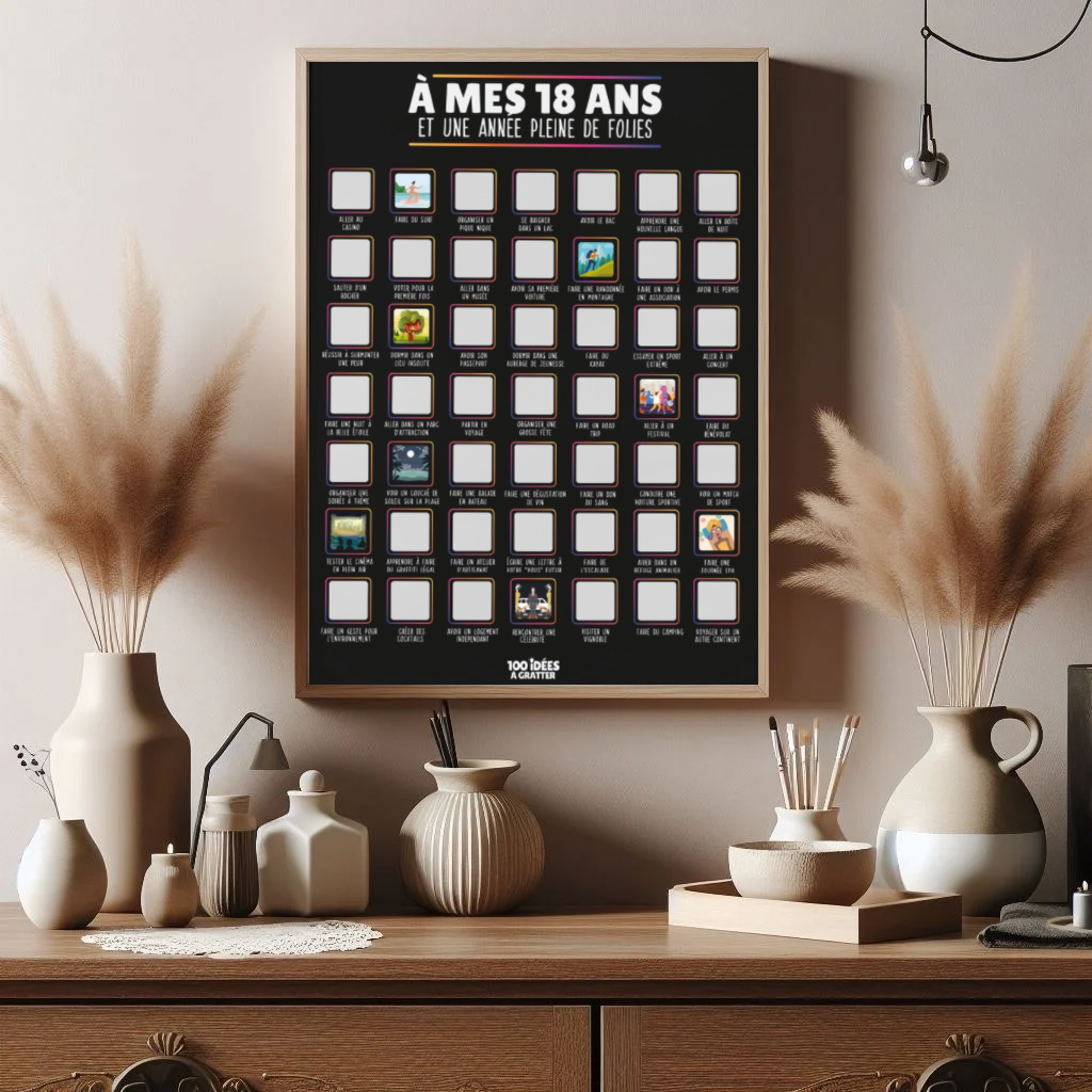 50 activités à gratter pour vivre tes 18 ans à 100 %