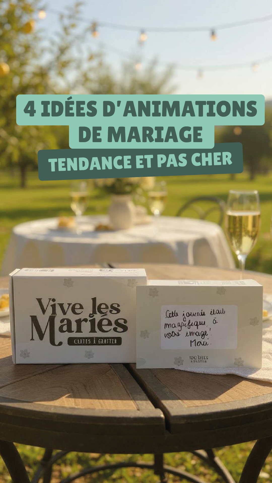 💒 Mariage 2026 : 4 idées d’animations tendance, originales et pas cher pour vos invités