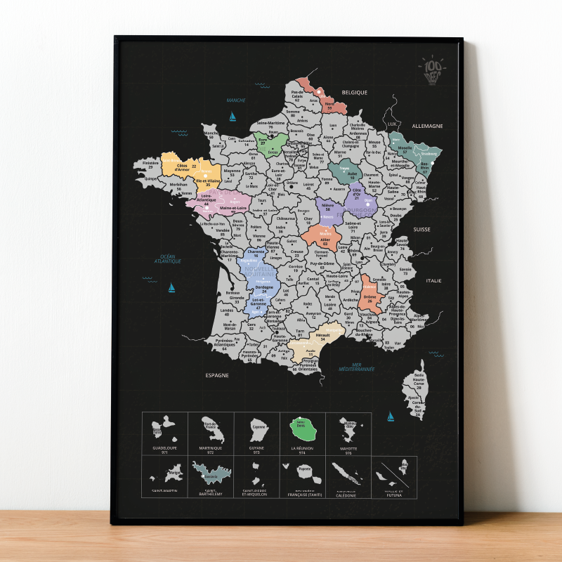 Imparfaits - Carte de France